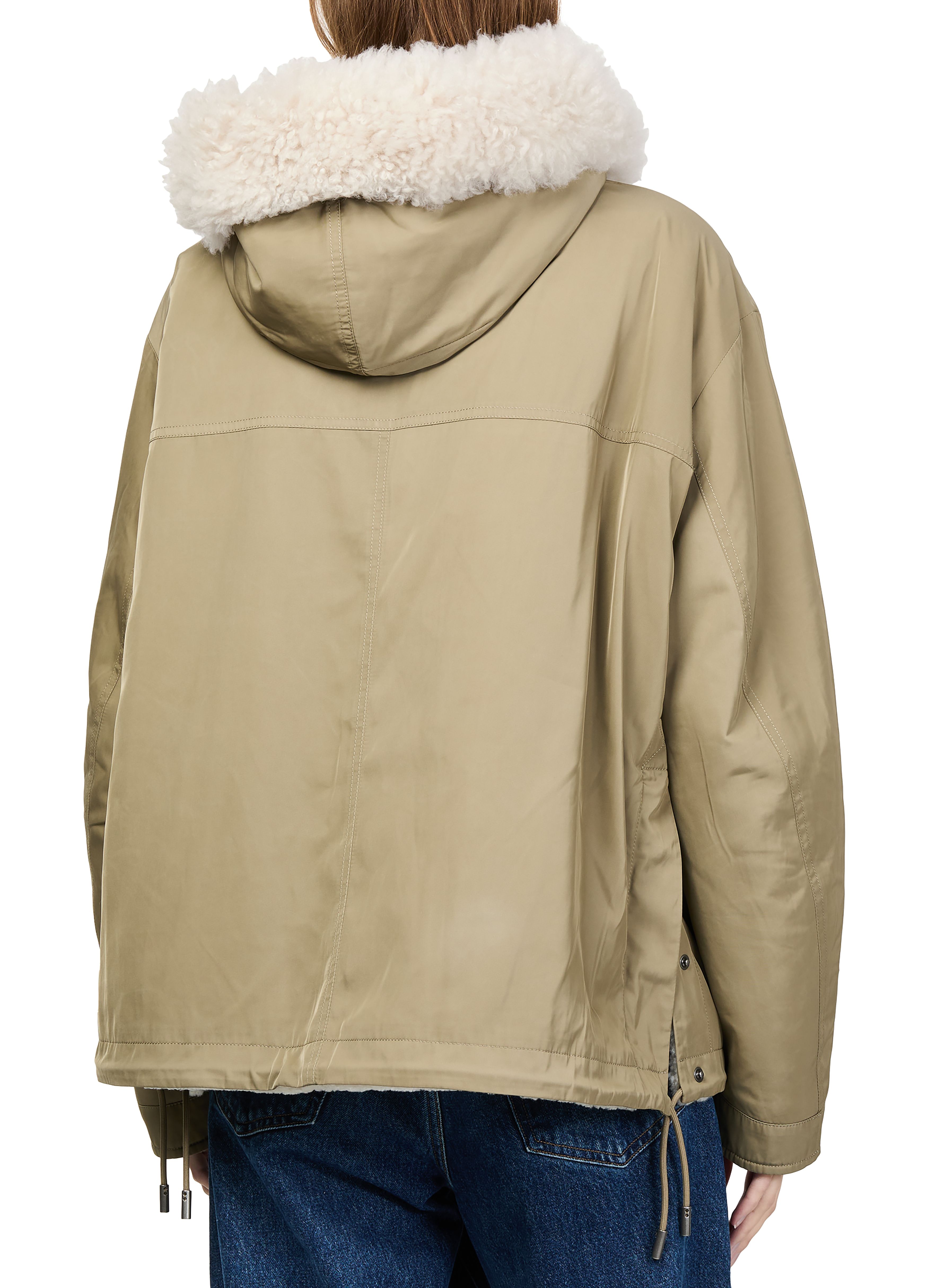 Reversible hooded jacket thumbnail 5