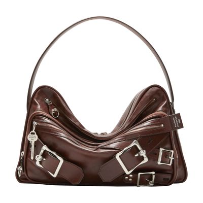 Acne Studios Camero Shoulder Bag In Brown