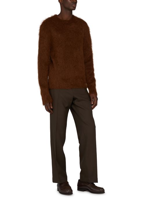 AMI PARIS Brushed crew neck sweater