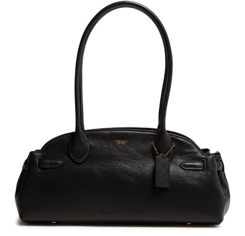 COACH Empire Carryall 34 glazed leather shoulder bag