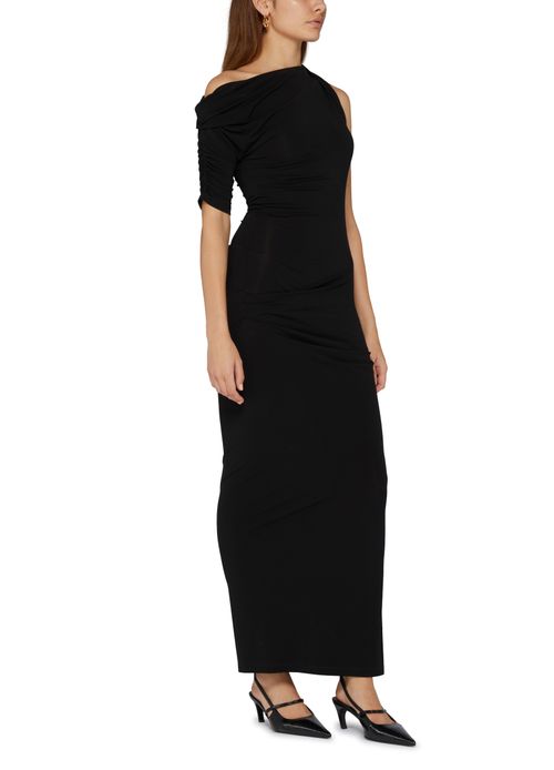 JACQUEMUS Drapeado dress