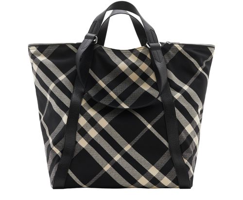 BURBERRY Check tote bag
