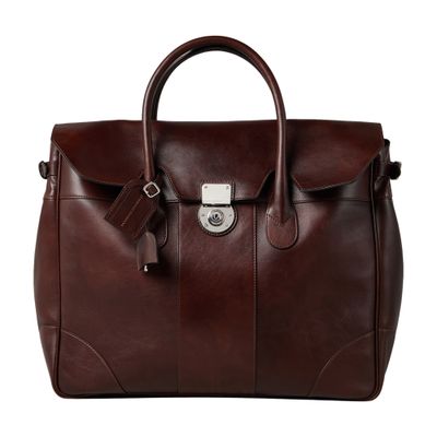 Brunello Cucinelli Leather Briefcase In Red