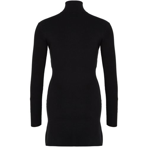 COURREGES Zipped mockneck dress