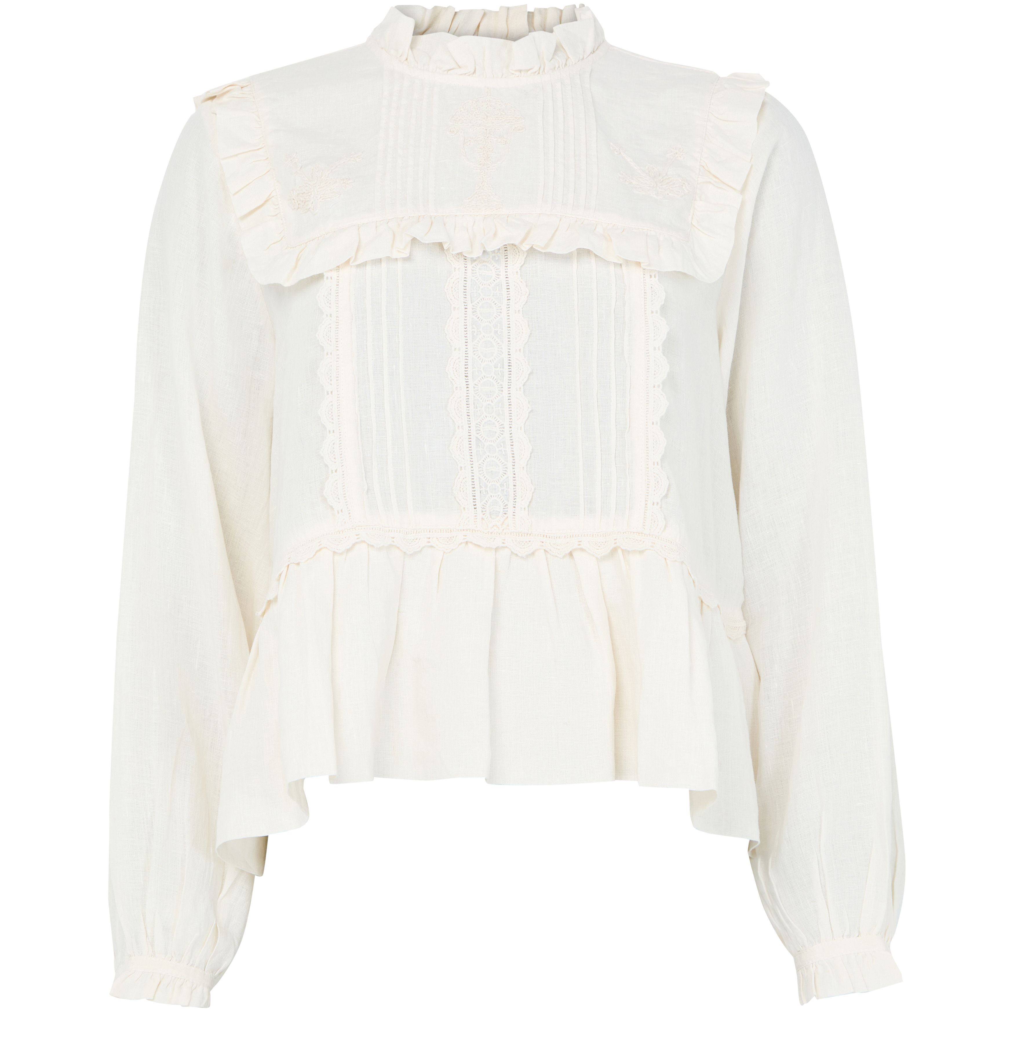 Jardin long-sleeved blouse
