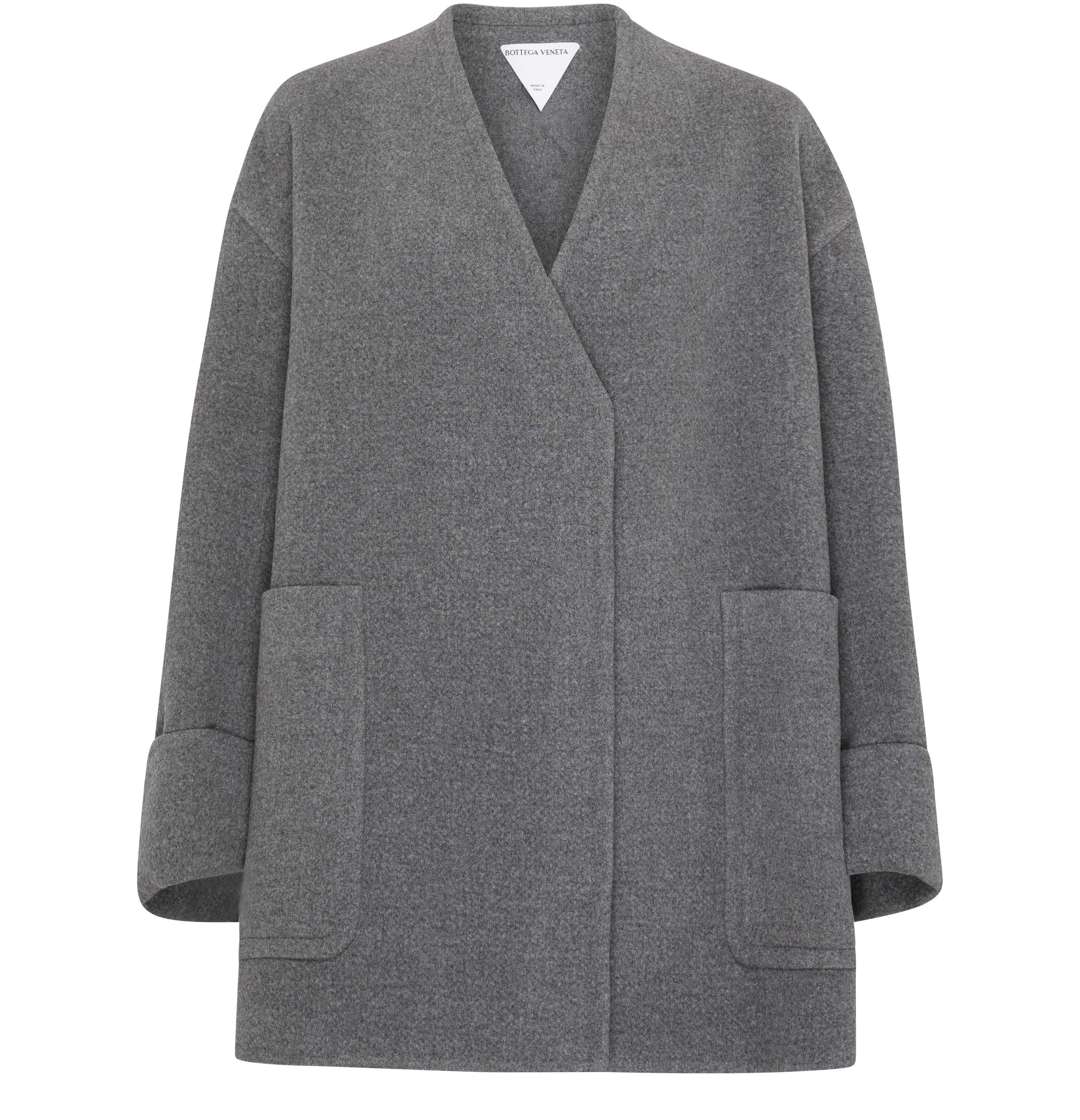 Cashmere double-breasted coat