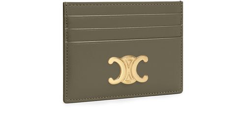 CELINE Porte-cartes Triomphe en veau