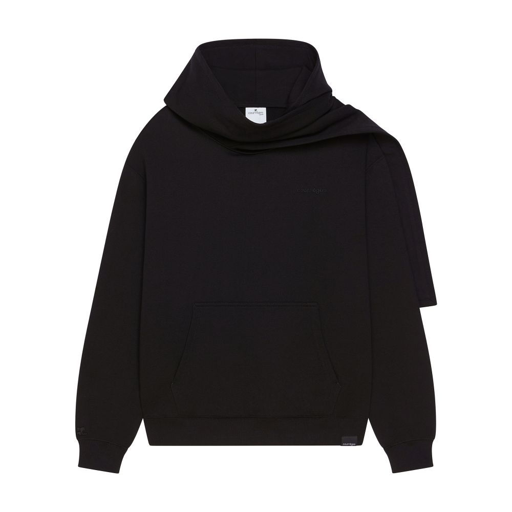 Scarf embroidered hoodie thumbnail 7
