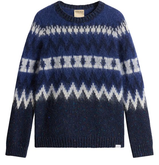 Women's wool fair isle sweater clearance