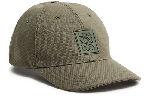 LOEWE Patch cap in canvas