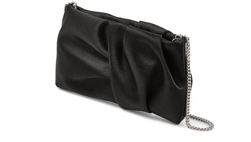 JIMMY CHOO Bonny satin clutch