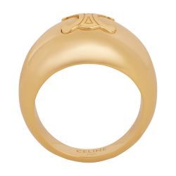 【CELINE】グラソン リング プレキシガラス ゴールド Ring Celine Gold size 54 MM in Other - 47978492
