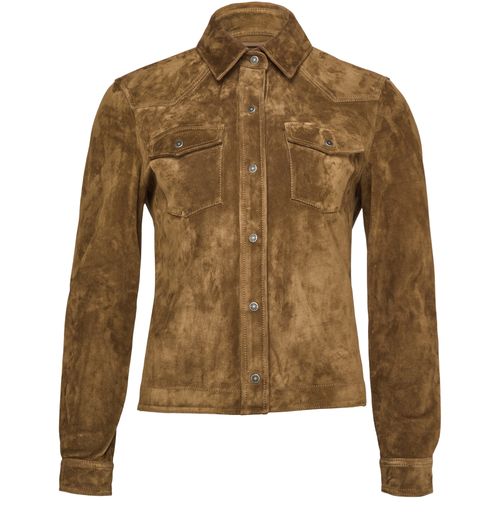 TOM FORD Cashmere suede western shirt