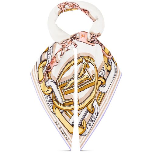 LOUIS VUITTON Bejeweled Square 90