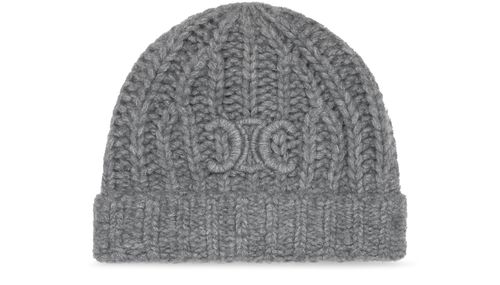 CELINE Triomphe beanie in cashmere, wool and silk