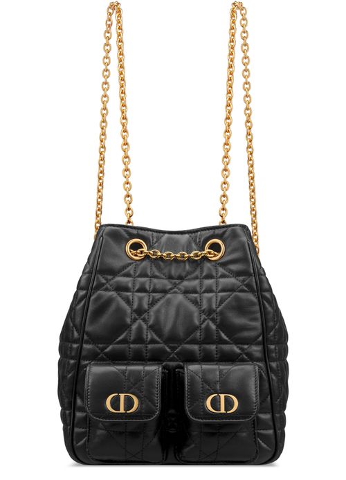 DIOR Medium Dior Caro Multicarry Backpack with Chain