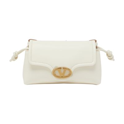 【VALENTINO】Mini Drawstring V Logo Soft Shoulder Bag Valentino Garavani Vlogo Soft Mini Drawstring Bag In Off