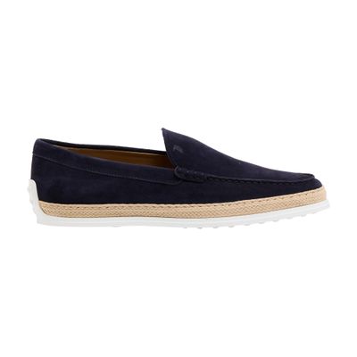 Tod's Gomma Rafia Slip-on In Blue