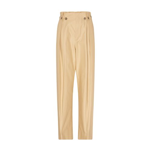 VICTORIA BECKHAM GATHERED WAIST UTILITY TROUSER