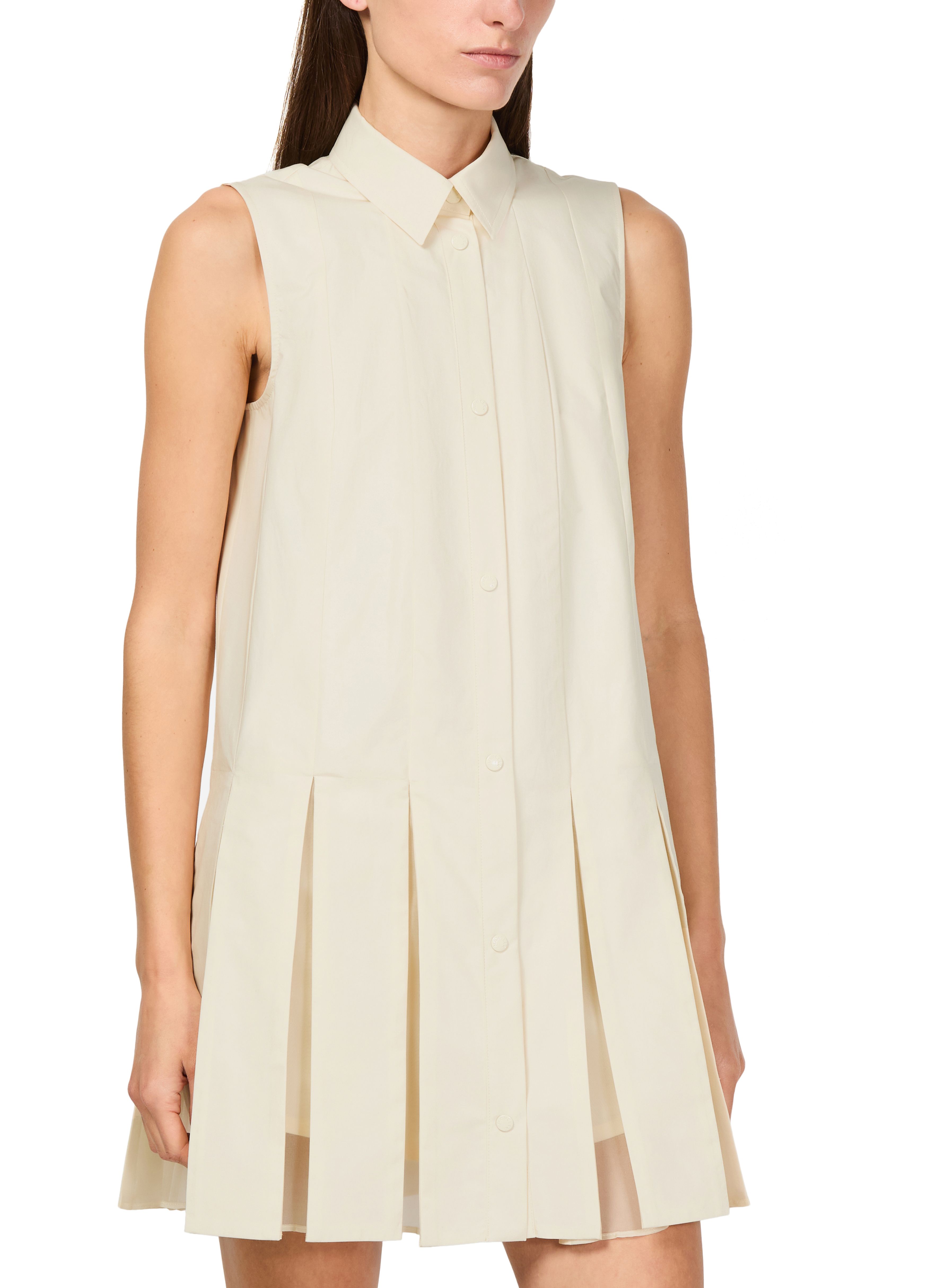 Mini shirt dress in cotton thumbnail 4