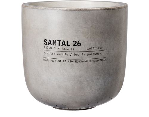 LE LABO Grande bougie en béton Santa 26, 1,2 kg