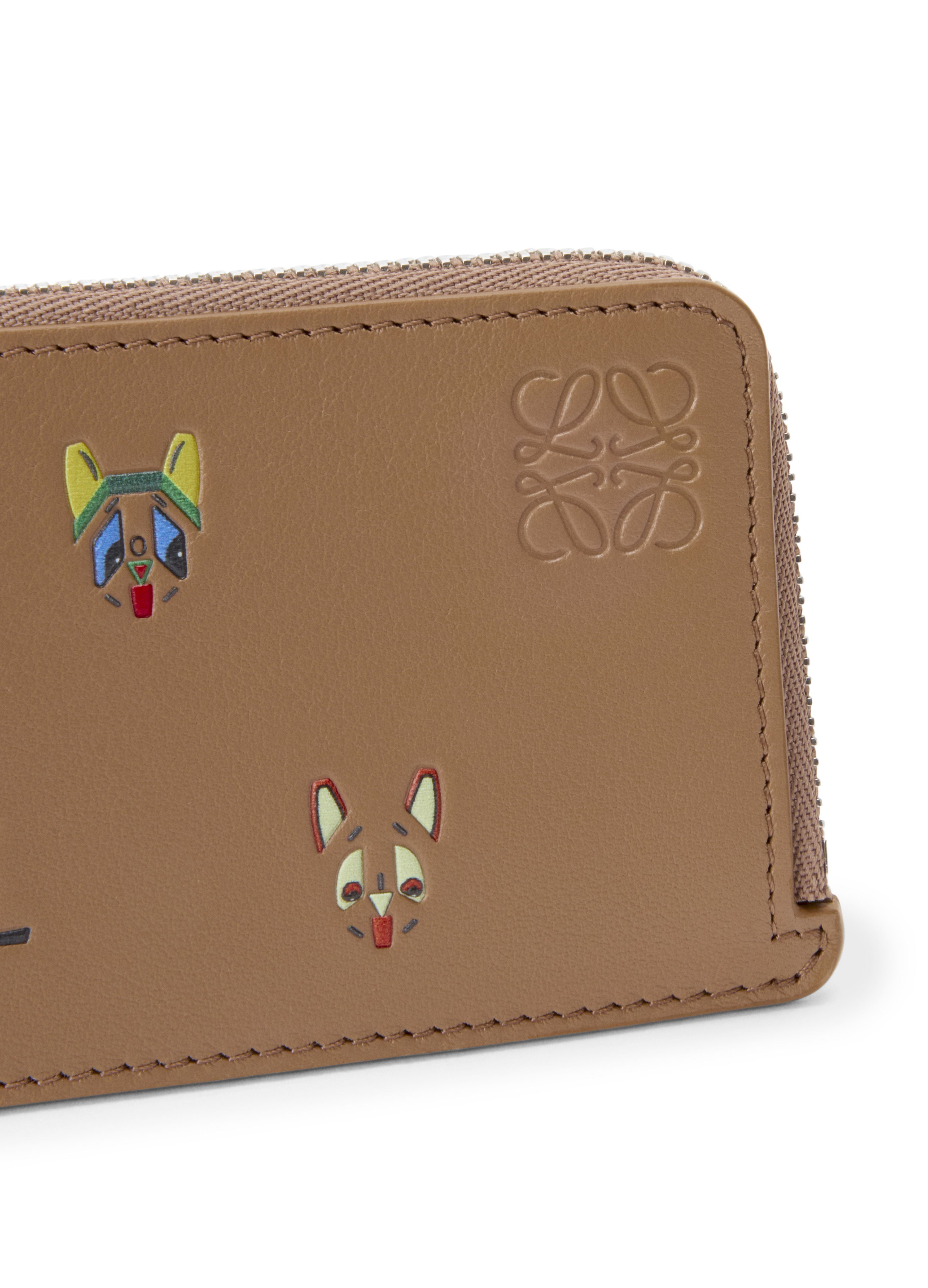 Cats coin cardholder in classic calfskin thumbnail 5