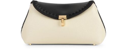 TOTEME T-Lock mini embroidered leather pouch