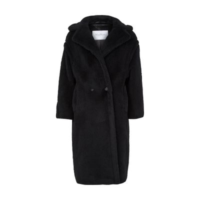 Max Mara Teddy Tedgirl Coat In Black