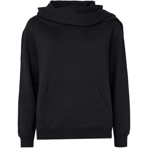 COURREGES Scarf embroidered hoodie