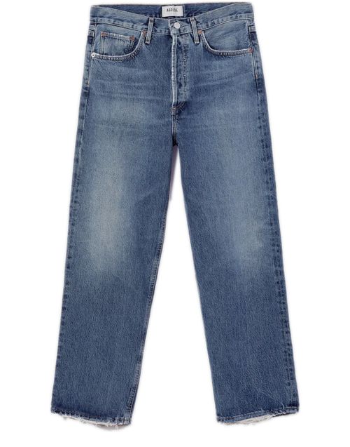 AGOLDE 90's crop mid rise loose straight jeans