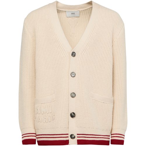 AMI PARIS Ribbed cardigan
