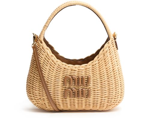 MIU MIU Wander rattan bag