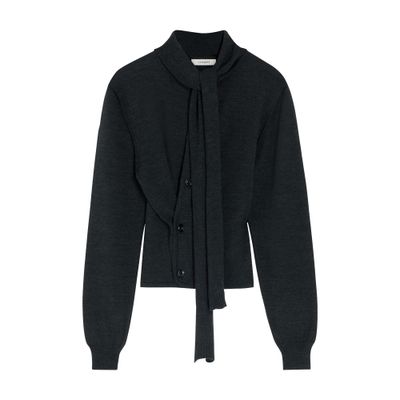 Lemaire Twisted Cardigan With Scarf