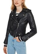 Veste en cuir Perfecto Femme CLAUDIE PIERLOT 24S