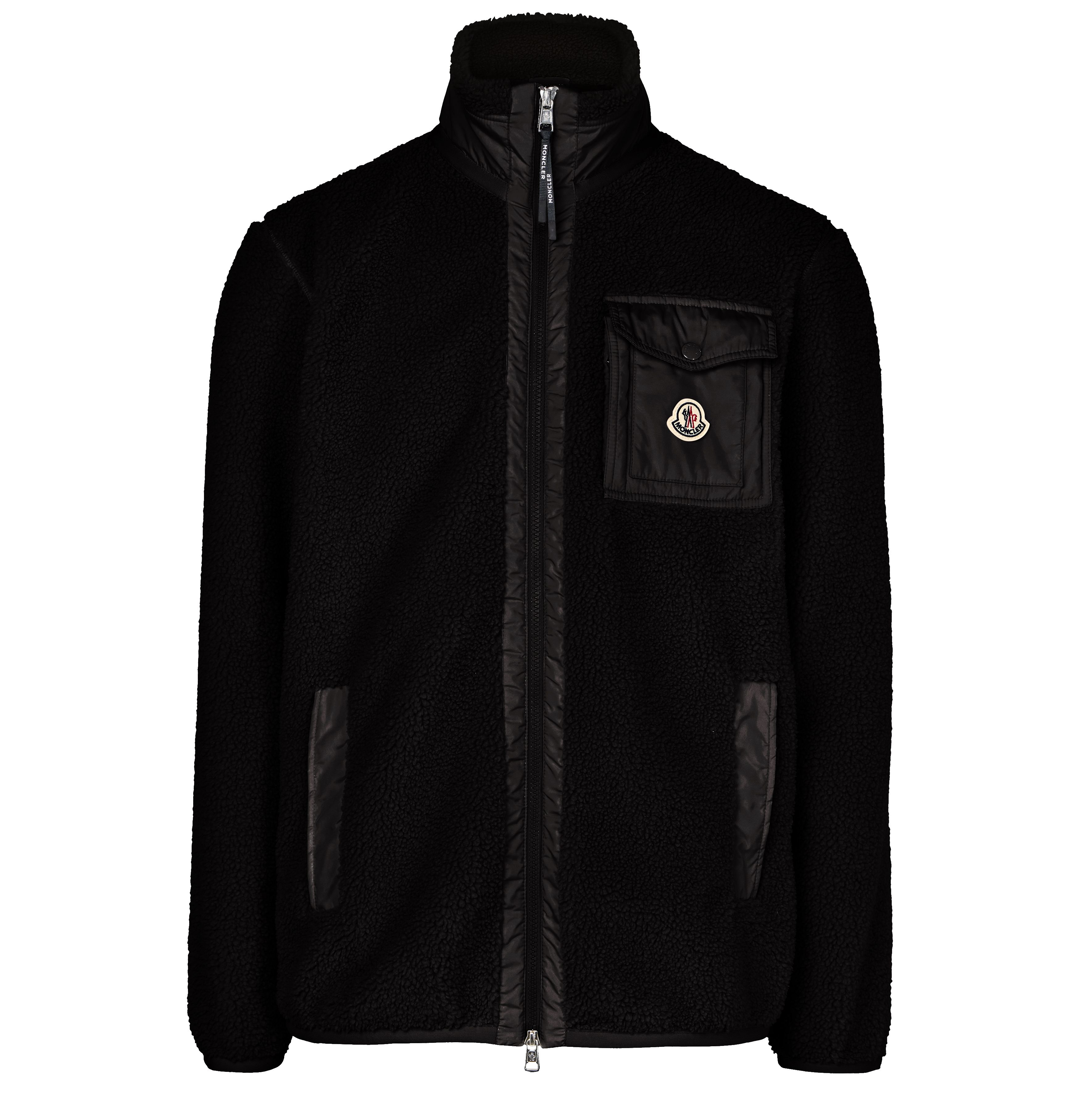 Zipped-up cardigan