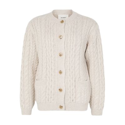 Lisa Yang Ditte Cardigan In White
