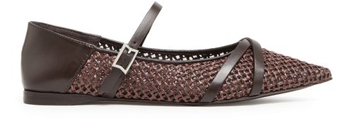 MAX MARA Woven flat ballets