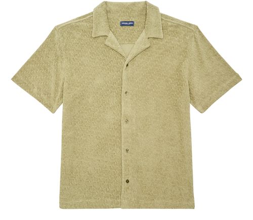 FRESCOBOL CARIOCA Copacabana Jacquard Roberto Terry Cotton Shirt