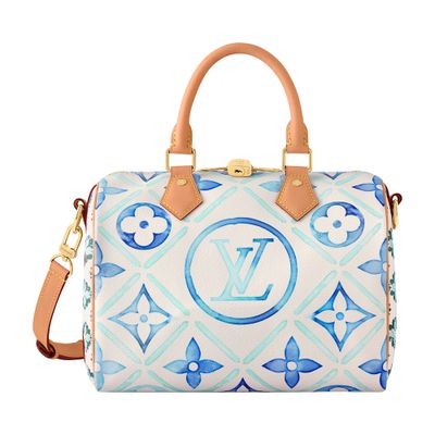 Louis Vuitton Speedy Bandoulière 25 In Blue