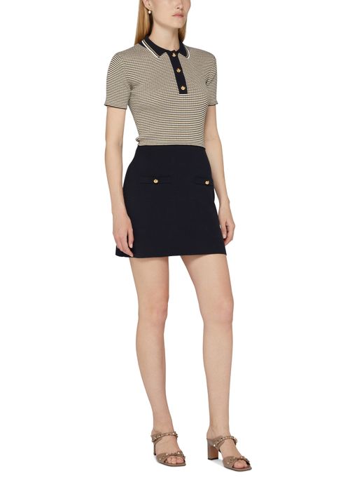VALENTINO GARAVANI Knit dress with motifs