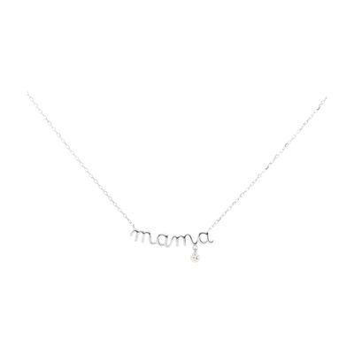 Diamond outlet mama necklace