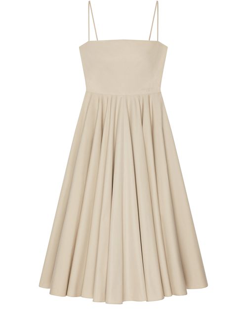 Givenchy — Square-necked long dress (Beige)