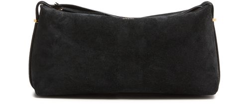 TOTEME Suede scoop clutch