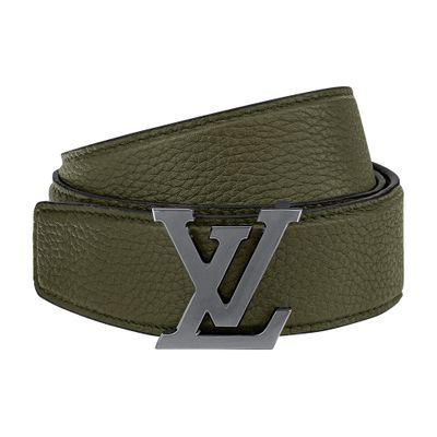Louis Vuitton Lv Heritage 35mm Reversible Belt In Green