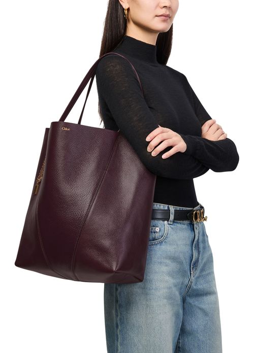 CHLOE Chloé Spin grained leather tote bag