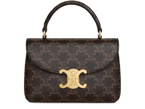 CELINE Sac Nino Teen en toile Triomphe 