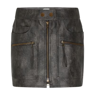 Isabel Marant Étoile Claudine Mini Skirt In Black