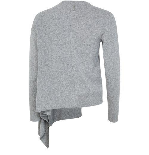 MCQUEEN Asymmetric crewneck jumper