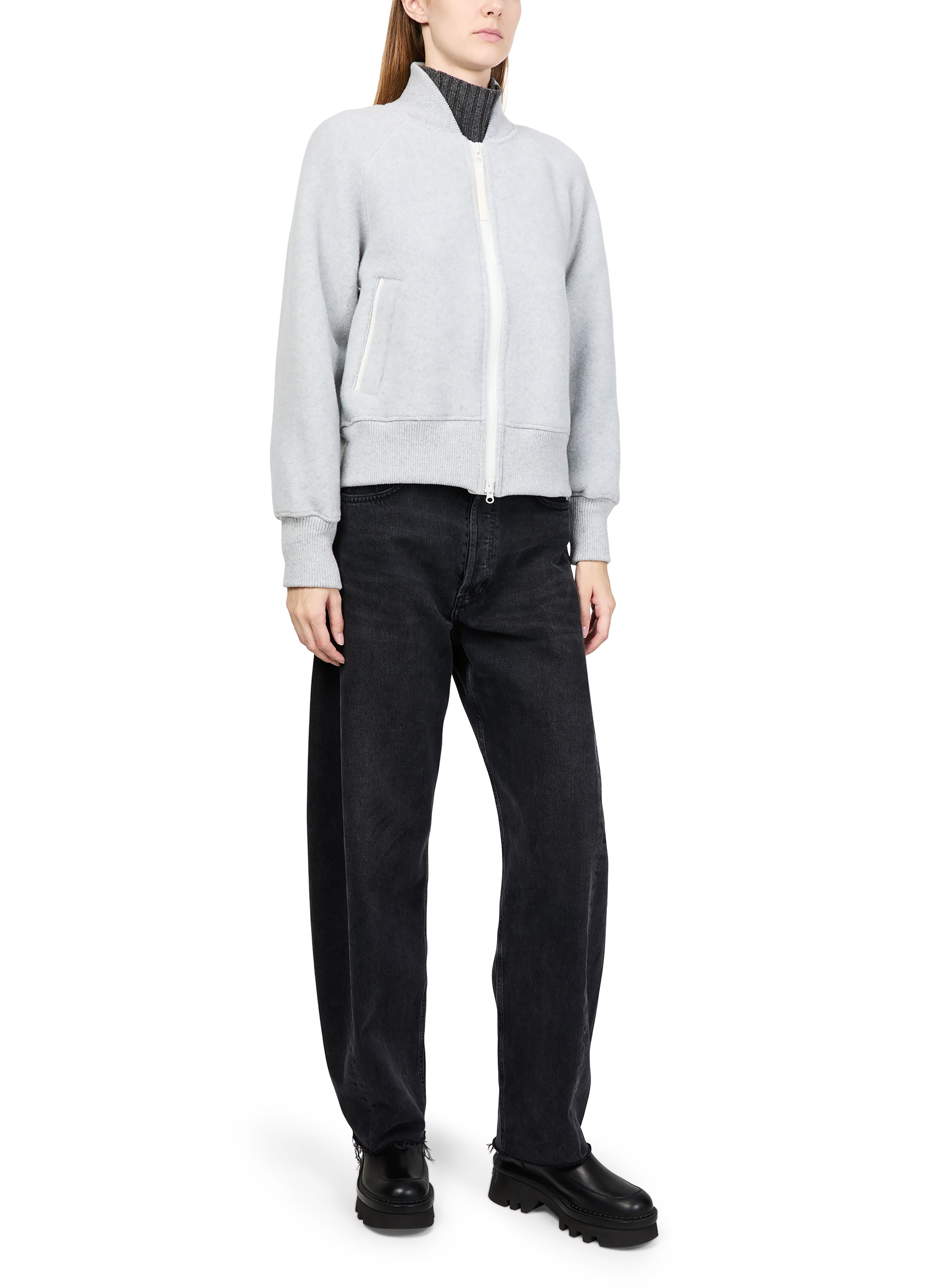 Sierra fleece bomber thumbnail 6