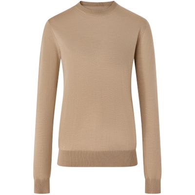 Totême Fine Knit Sweater In Sand